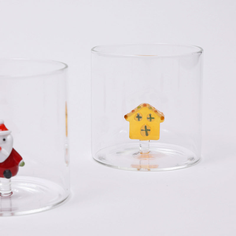 Fun Christmas glasses - set of four