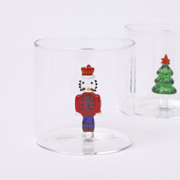 Fun Christmas glasses - set of four