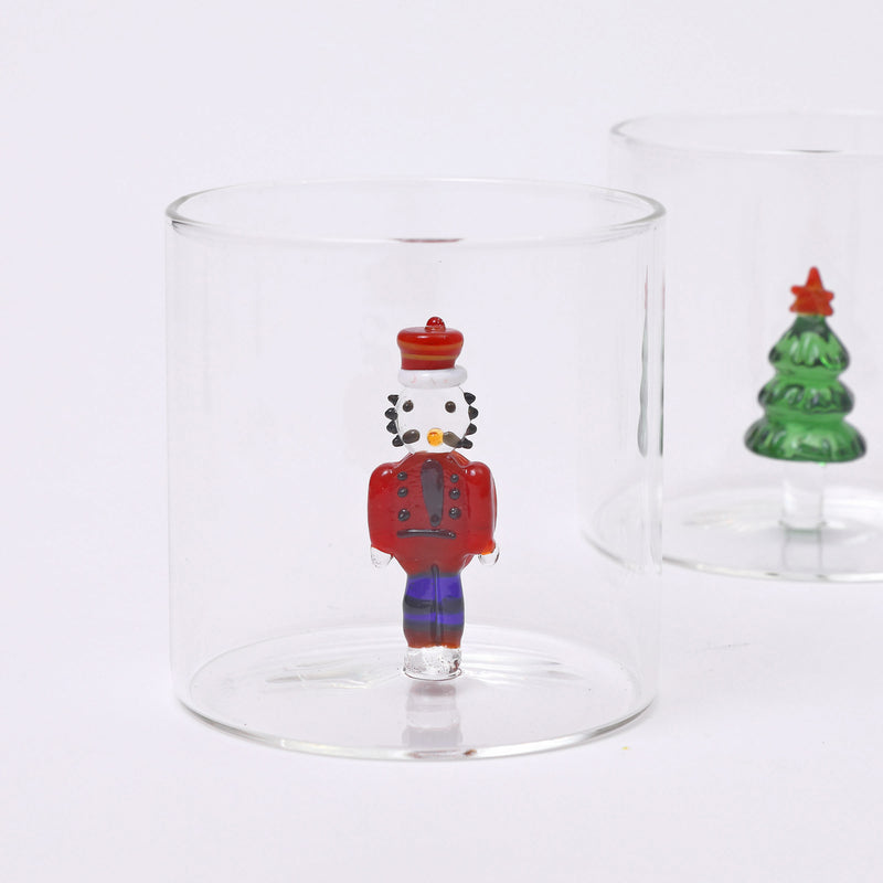 Fun Christmas glasses - set of four