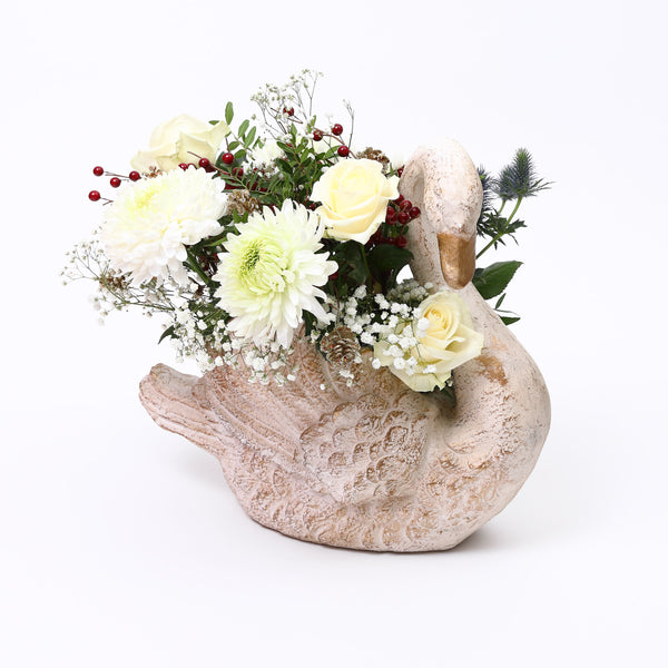 Swan vase