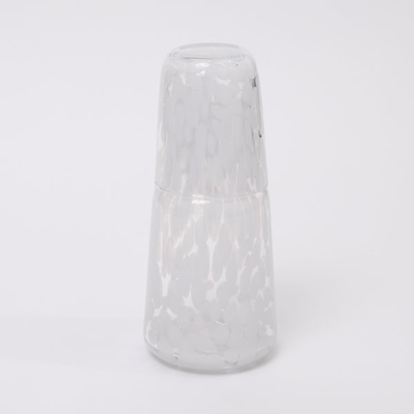 White Carafe and tumbler set