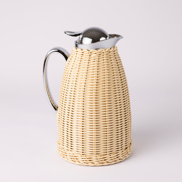 Rattan Thermos Carafe