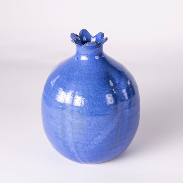 Large Decorative Pomegranate - Blue