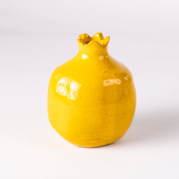 Small Decorative Pomegranate - Ochre