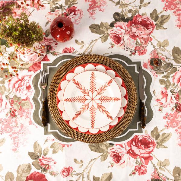 Agatha Starter Plate - Dusky Pink