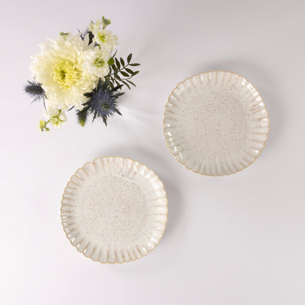 Majorca Sand Beige Salad Plate