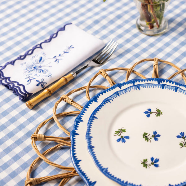 Cordelia hand-painted petite floral dinner plate
