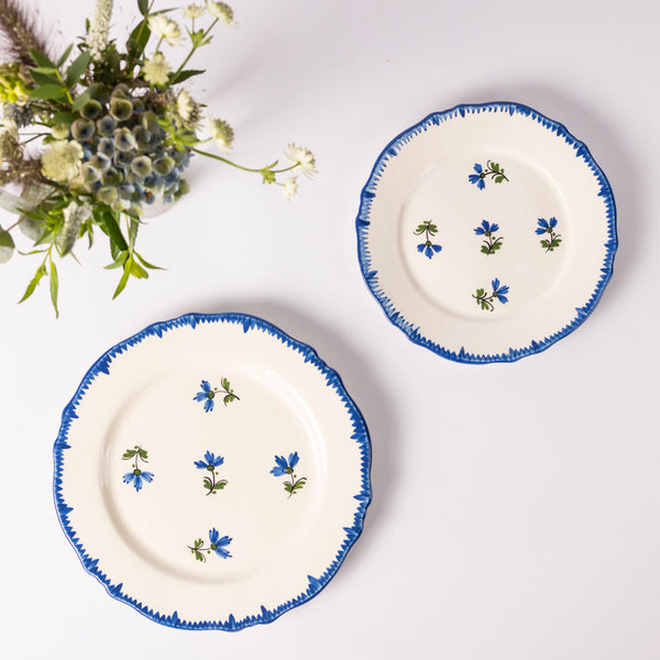 Cordelia hand-painted petite floral dinner plate