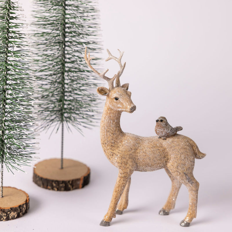 Deer with Bird decoration