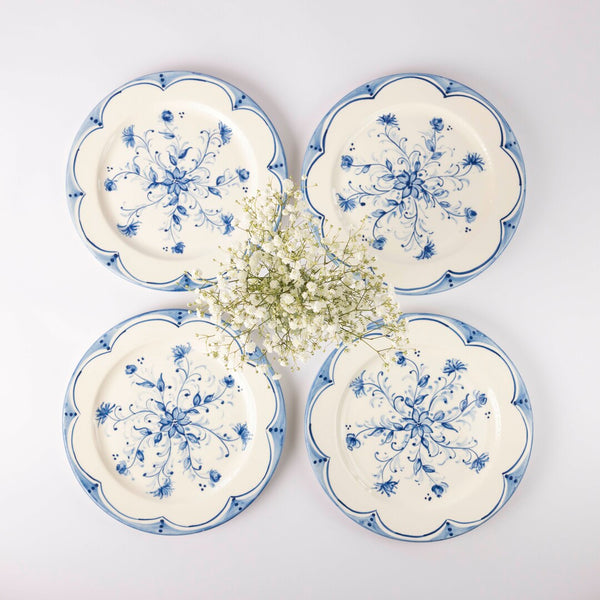 Emilia Blue Floral Dinner Plates