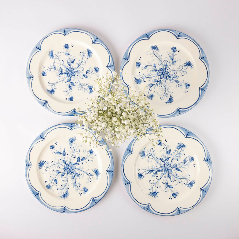 Emilia Blue Floral Dinner Plates