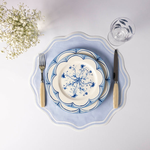 Emilia Blue Floral Starter Plate