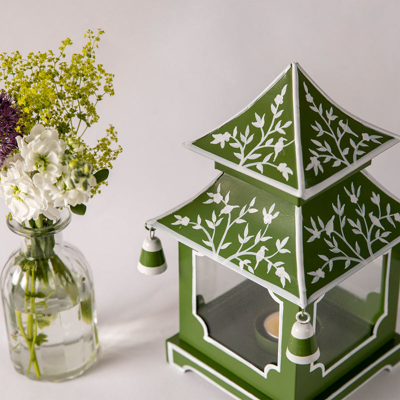 Pagoda Lantern - Floral