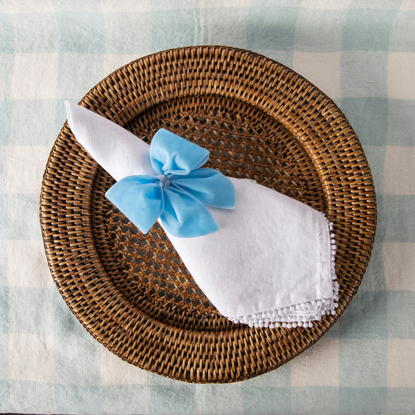 Velvet Napkin Bows - Set of Four