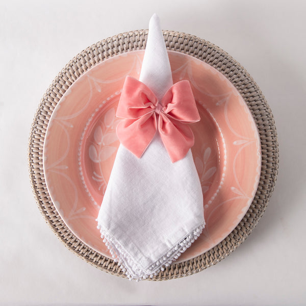Velvet Napkin Bows - Set of Four