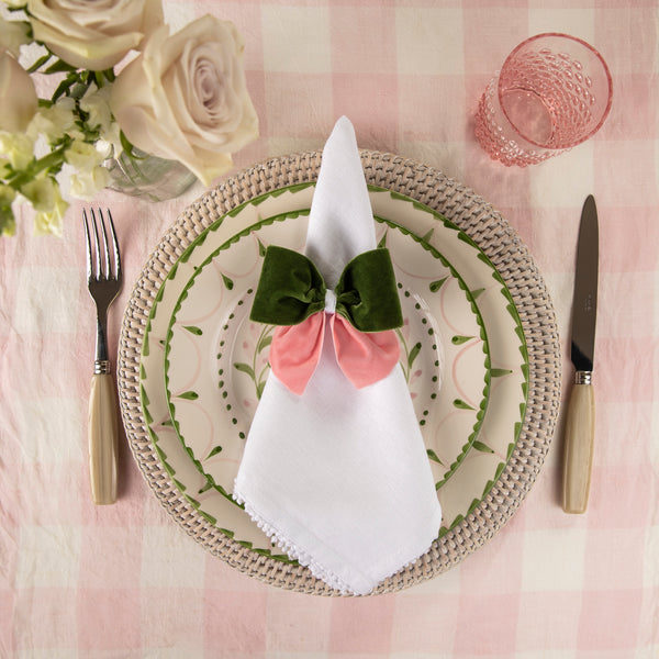 Velvet Napkin Bows - Set of Four