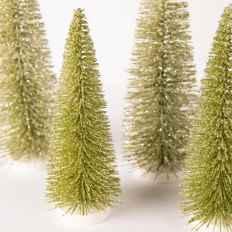 Small Sparkly Snowy Christmas Trees