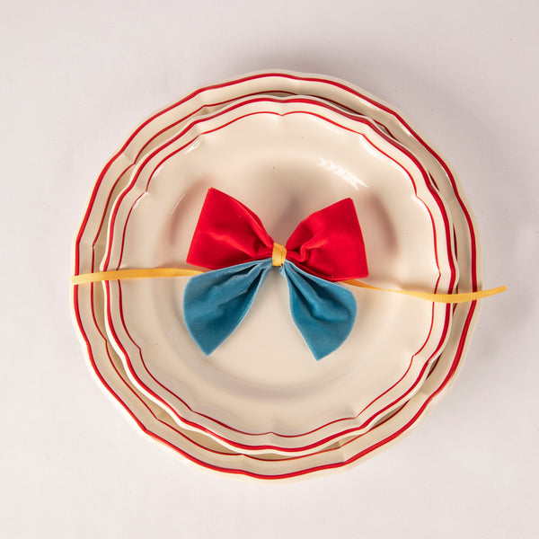 Velvet Napkin Bows - Set of Four