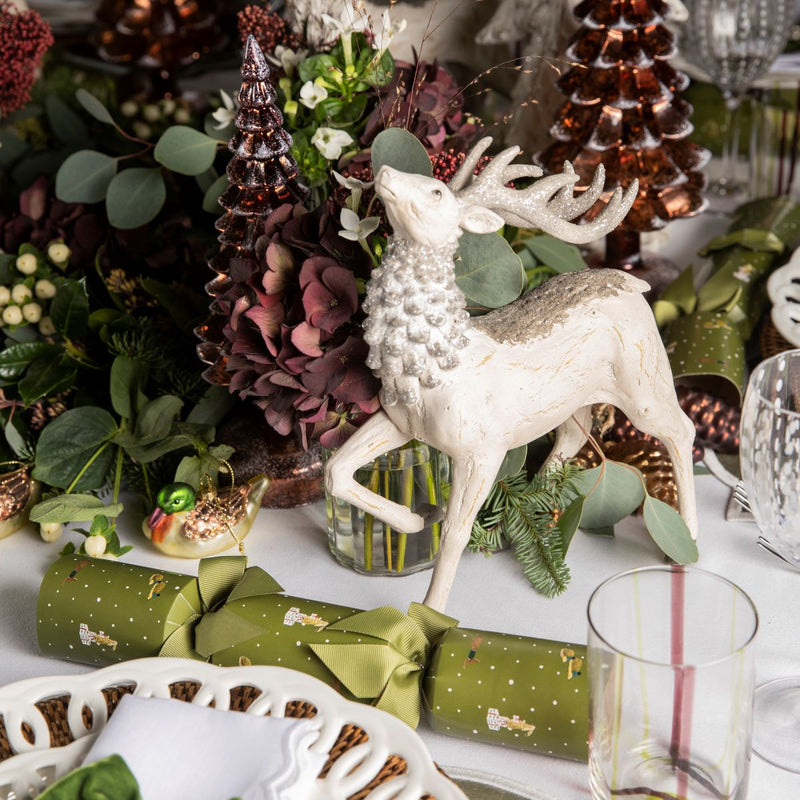 Prancing Glitter Deer