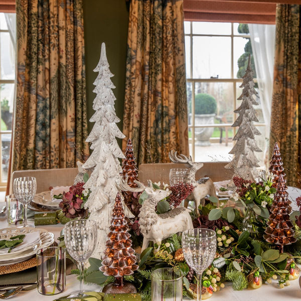 Large Glittery Wooden Christmas Tree