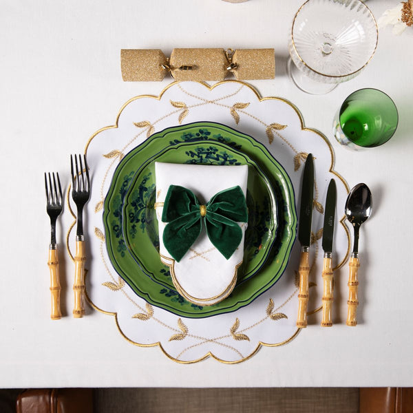 Set of Four Scalloped Edge Placemats