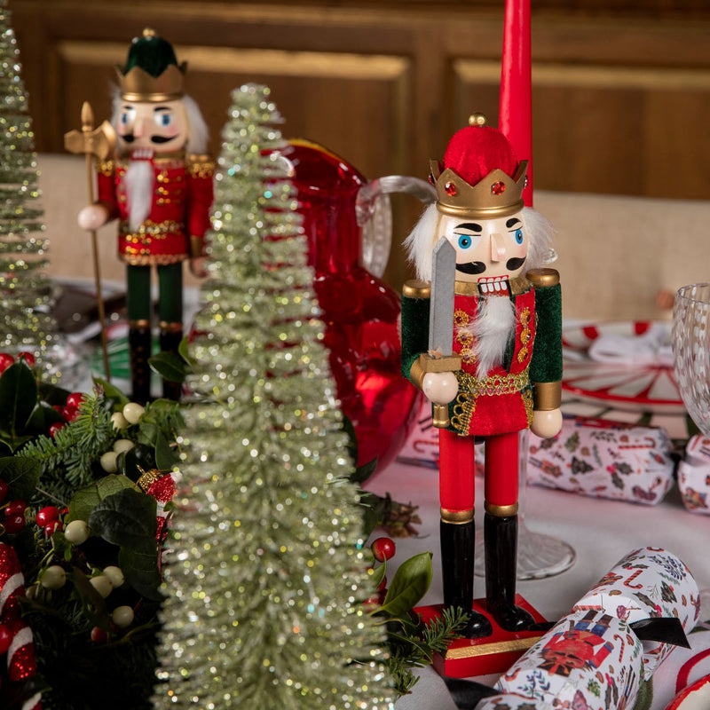 Set of Two Wooden Nutcrackers