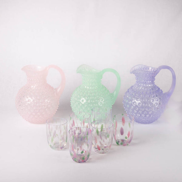 Hobnail Jug Dusty Lavender