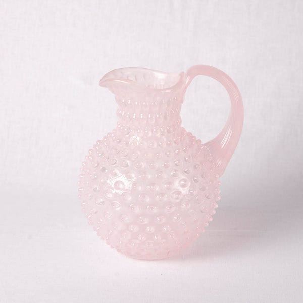 Hobnail Jug Silky Rose