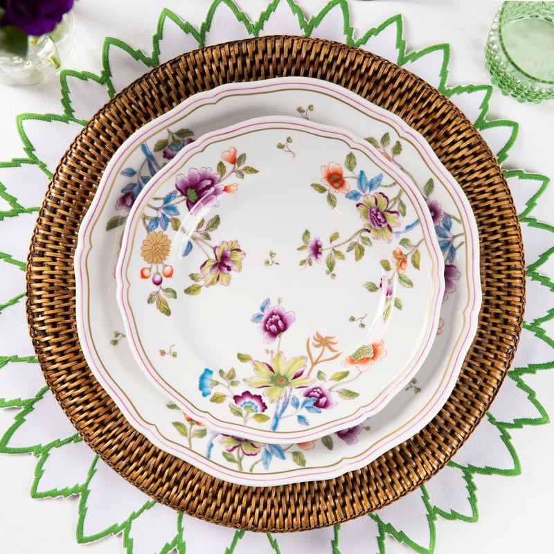 White And Green Abacaxi Placemat
