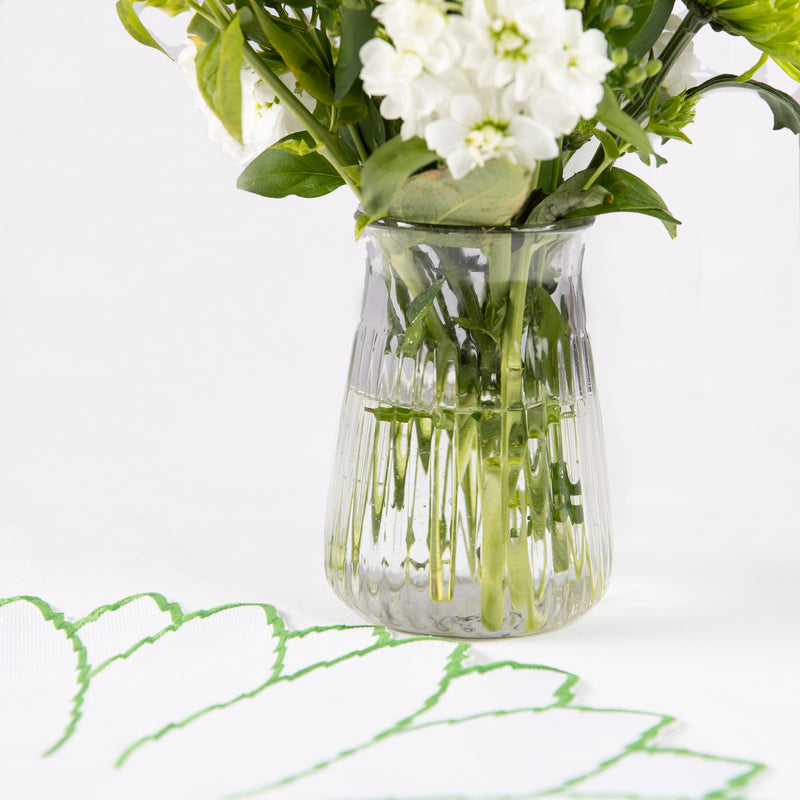 Ribbed Stem Vase