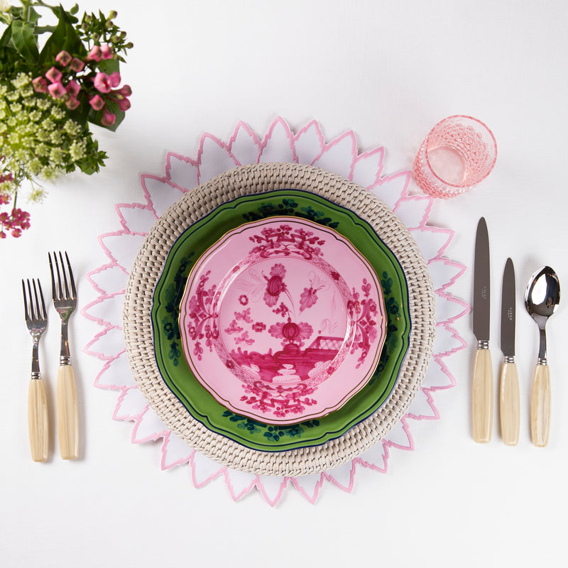 Set of Two Dessert Plates - Oriente Italiano Porpora
