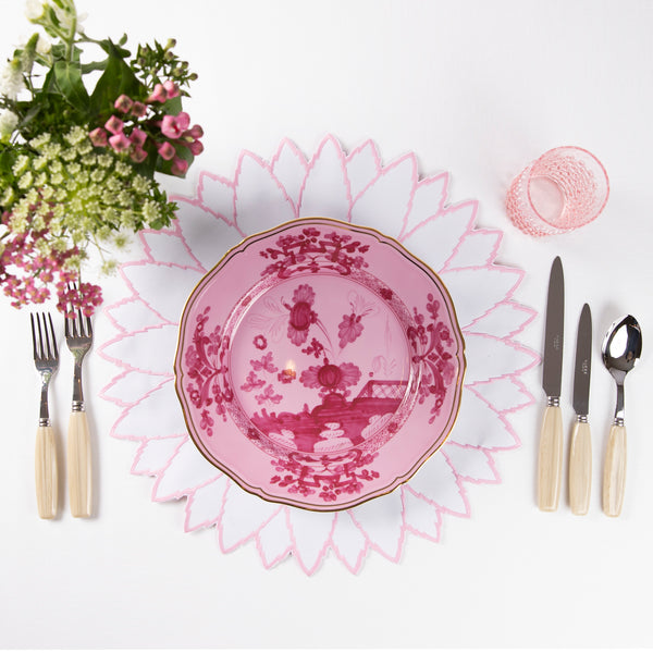 White And Pink Abacaxi Placemat