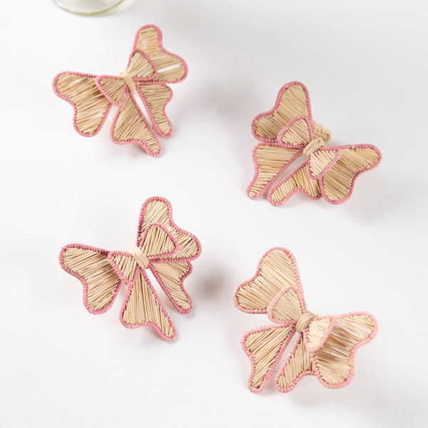 Bow Napkin Rings - Set of Four