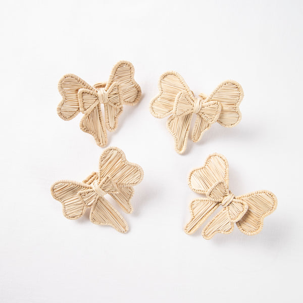 Bow Napkin Rings - Set of Four