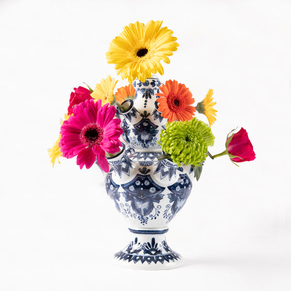 Small Tulip Pyramid Vase