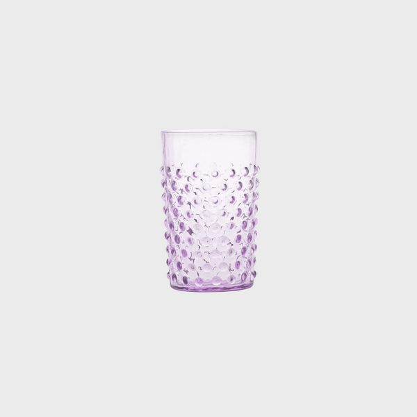 Hobnail Glasses Lilac - Set of 6