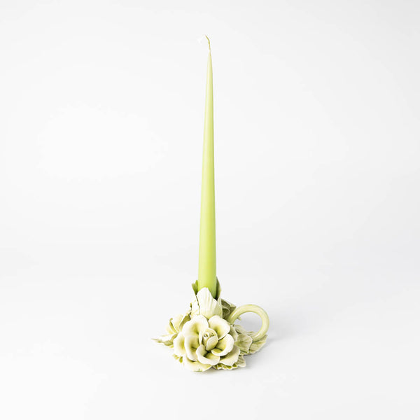 Green Candle Holder