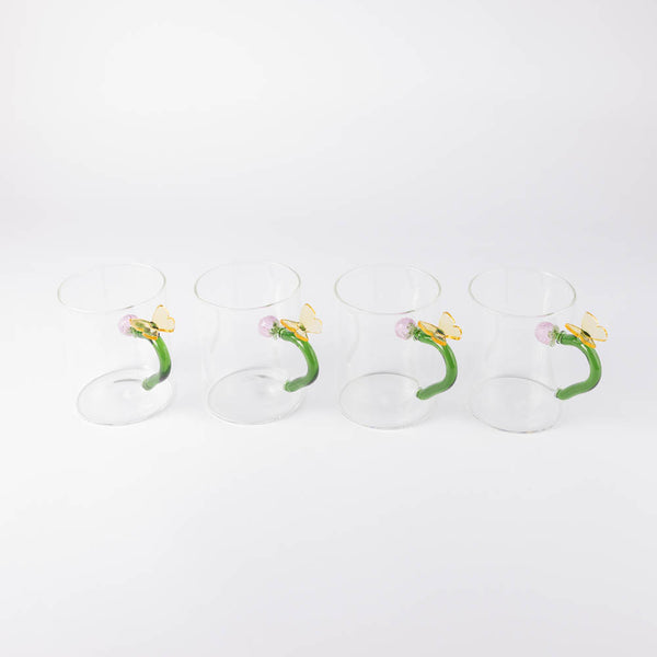 Fruit & Flower Mug with Butterfly