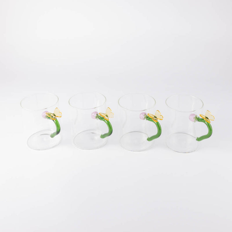 Fruit & Flower Mug with Butterfly
