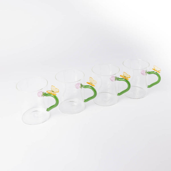 Fruit & Flower Mug with Butterfly