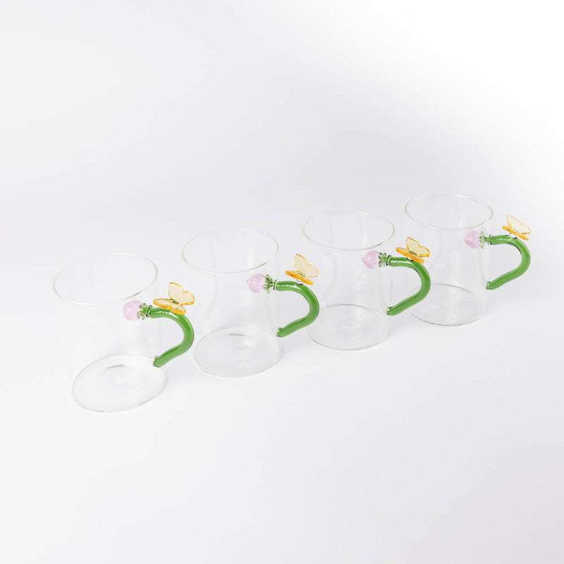 Fruit & Flower Mug with Butterfly