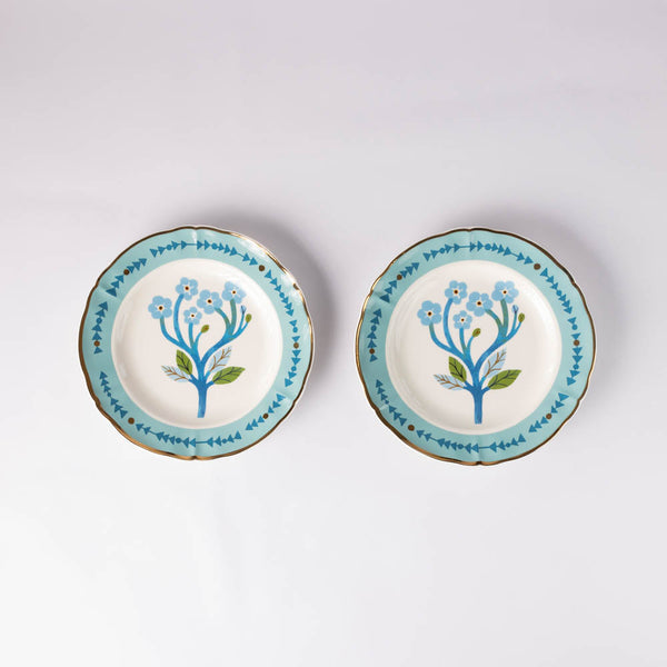 Dinner Plate with Floral Design