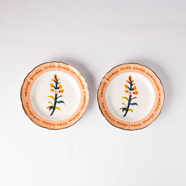 Starter Plate with Floral Design