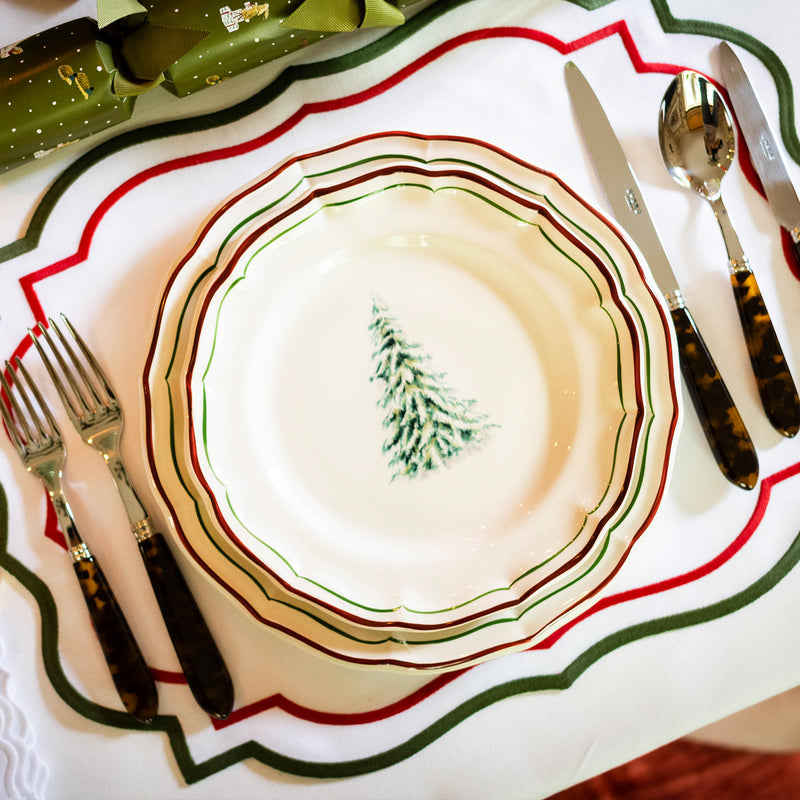 Christmas Tree Dessert/Side Plate