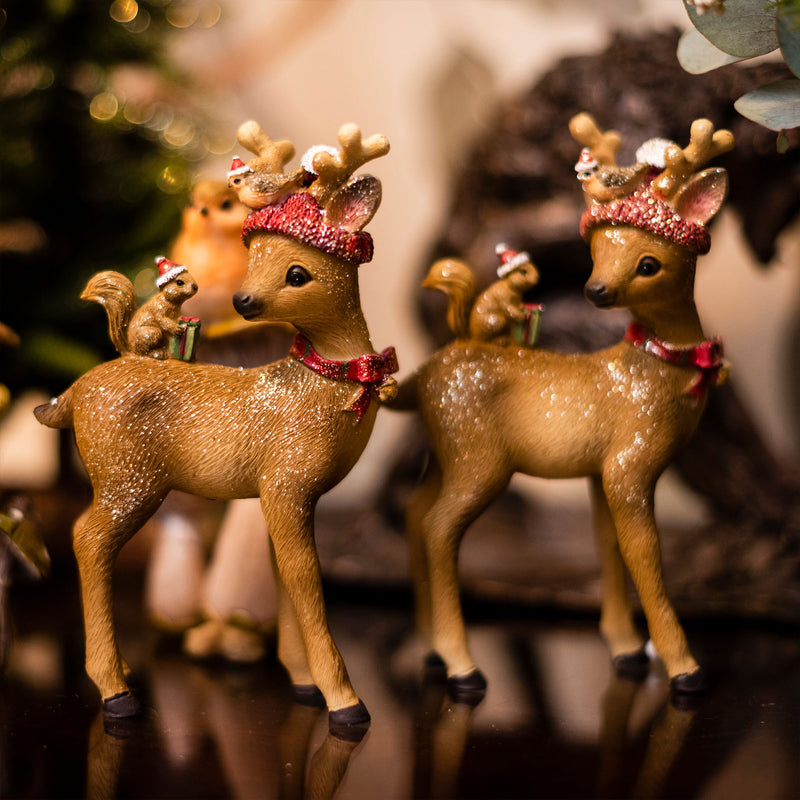 Christmas Deer - set of two