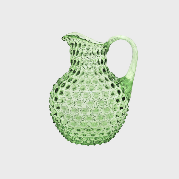 Hobnail Jug Light Green
