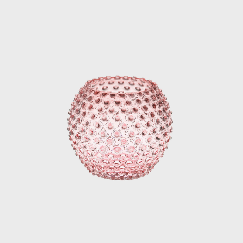 Hobnail Vase Rose Pink