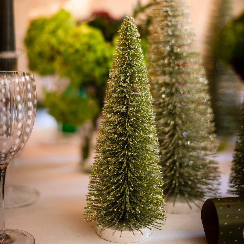 Small Sparkly Snowy Christmas Trees