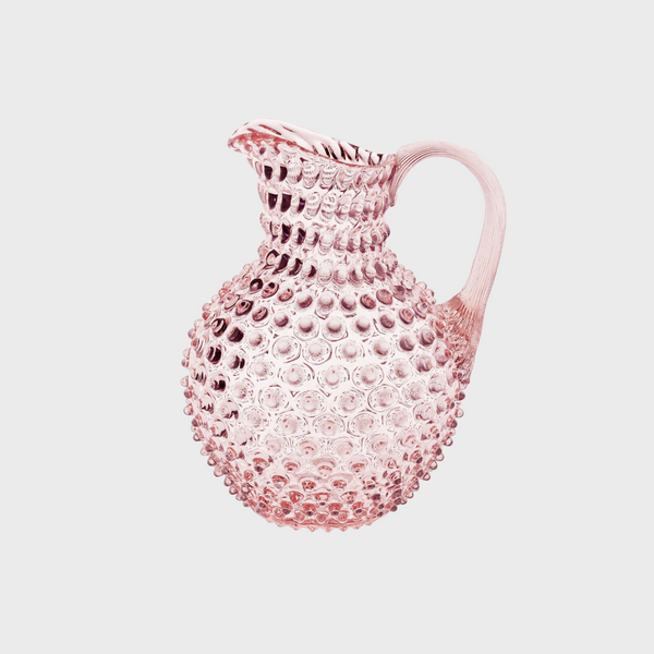 Hobnail Jug Rose Pink